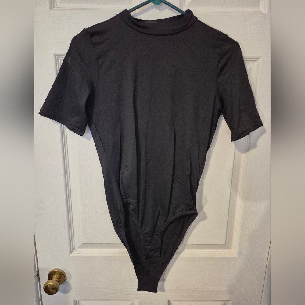 Blackmilk Black Short Sleeve Bodysuit